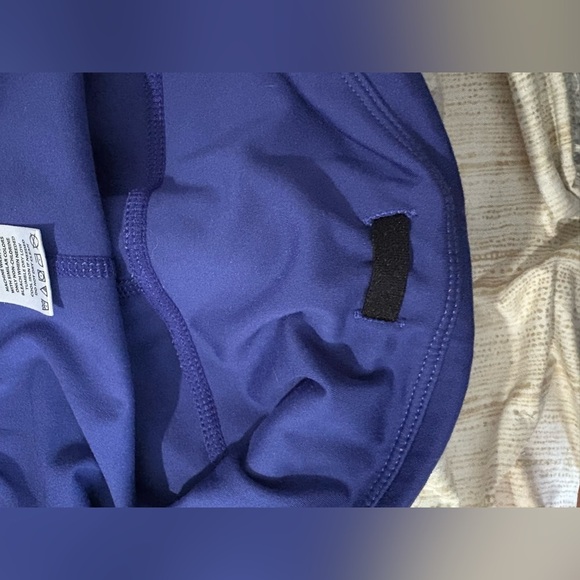 Baddle women’s pickle ball mid-rise capri leggings blue with pockets XL - Picture 10 of 14